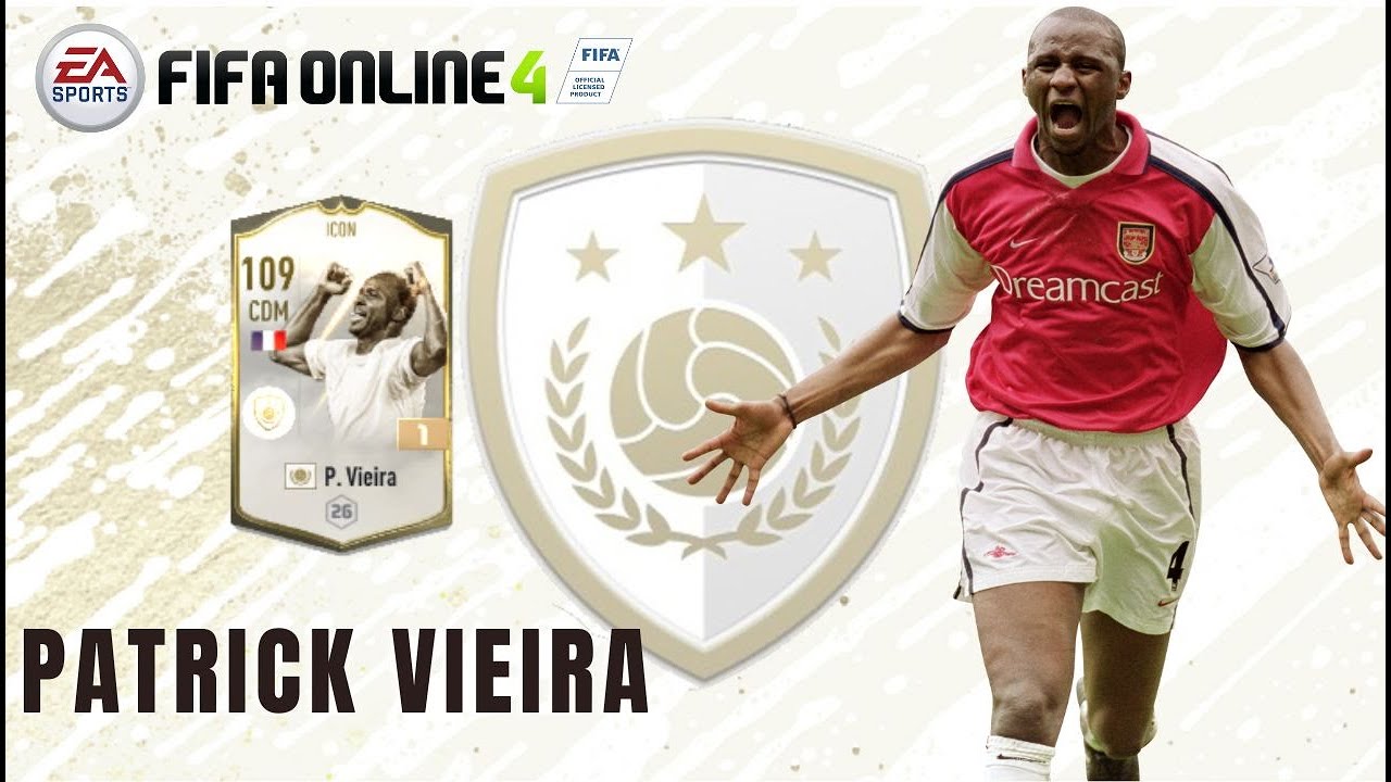 Patrick Vieira ICON - CDM số 1 của FIFA Online 4
