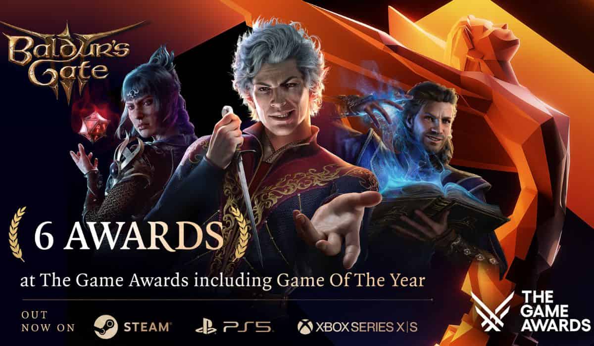 Baldur's Gate 3 Thắng Lớn Tại The Game Awards Với 6 Giải Thưởng Danh Giá