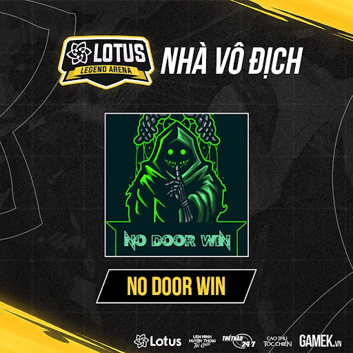 Ngôi vương Lotus Legend Arena Mùa 1 đã có chủ, đội tuyển No Door Win ẵm trọn chức vô địch sau màu rượt đuổi tỷ số mãn nhãn