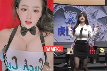 Hot-girl Trung Quốc khiến cộng đồng LMHT nóng mắt vì lên show bình luận CKTG 2021 chỉ để "uốn éo" khoe vòng 1 ngoại cỡ