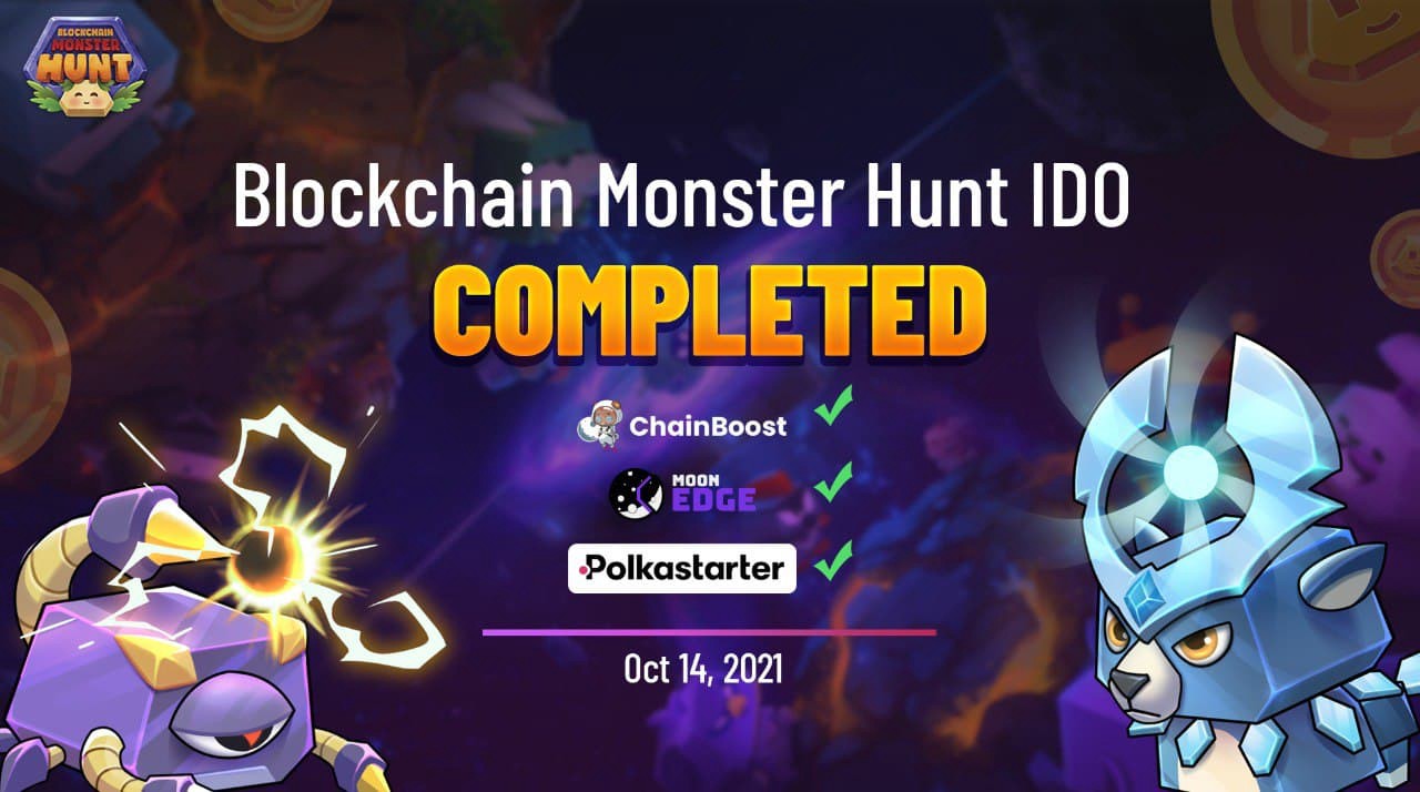 Tổng kết về sự kiện IDO thành công và kế hoạch sắp tới của Blockchain Monster Hunt