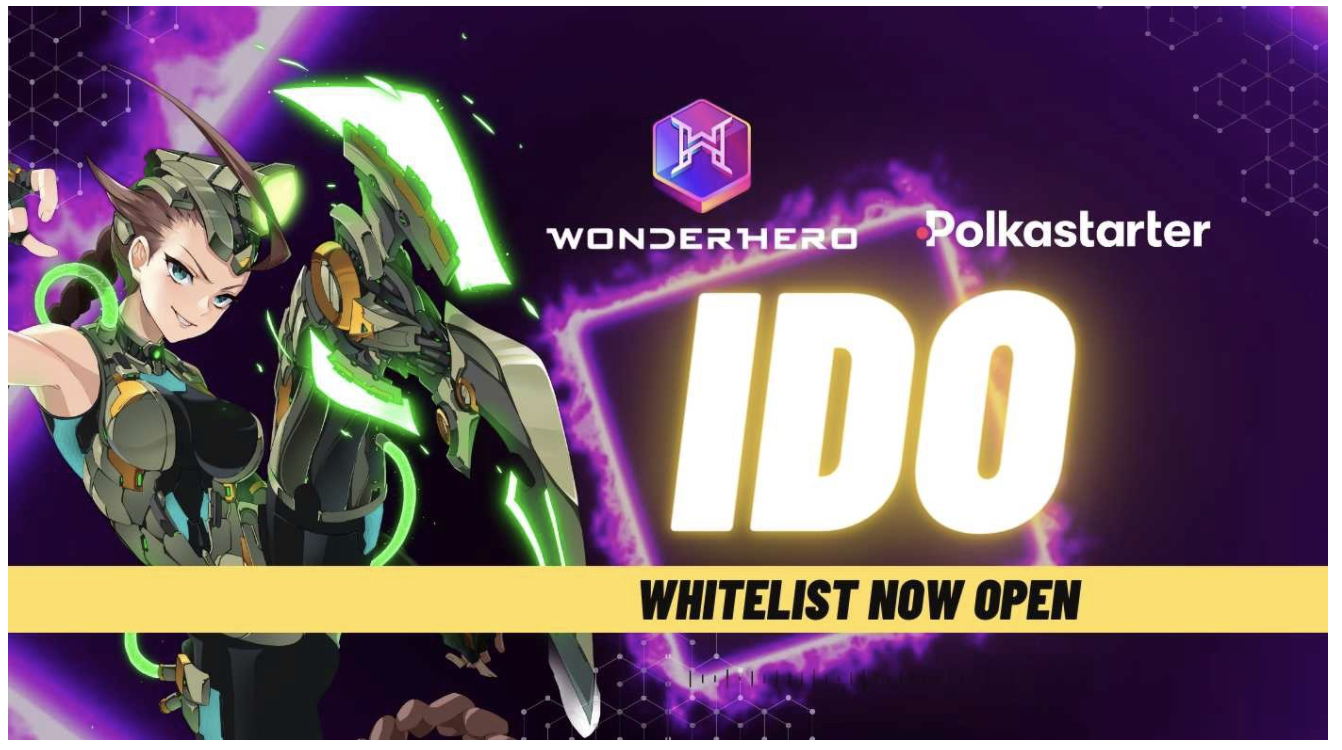 Whitelist IDO WonderHero (WND) trên Polkastarter đã mở