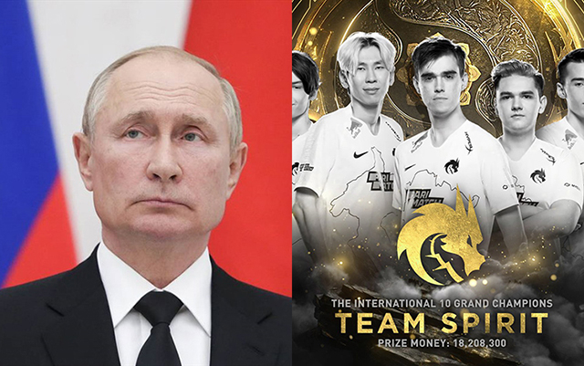 Tổng thống Nga Vladimir Putin viết thư chúc mừng nhà vô địch TI10