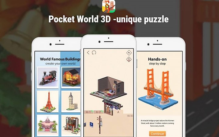 Pocket World 3D - "Siêu phẩm" xếp hình