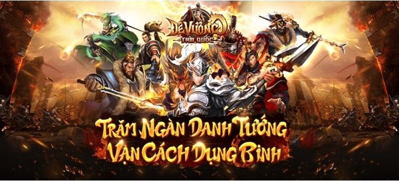 Đế Vương Tam Quốc - Game chiến thuật Tam Quốc Võ Tướng hóa thần