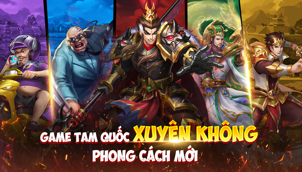 Biệt Đội 3Q Mobile - Game Đấu tướng Tam Quốc Xuyên Không