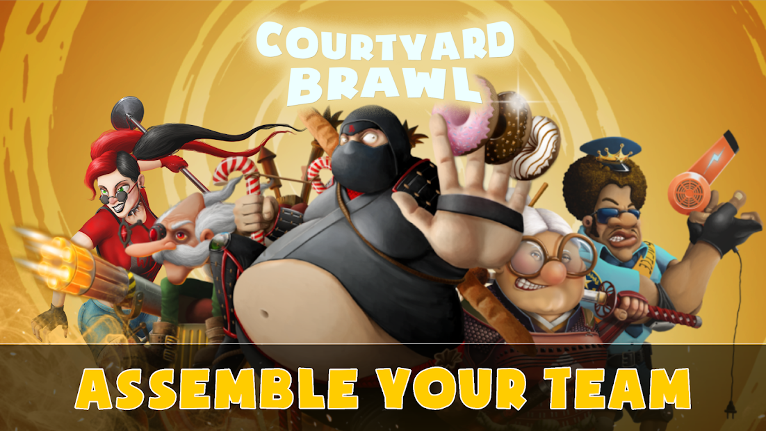 Courtyard Brawl - Game 3D phòng thủ tháp vui nhộn