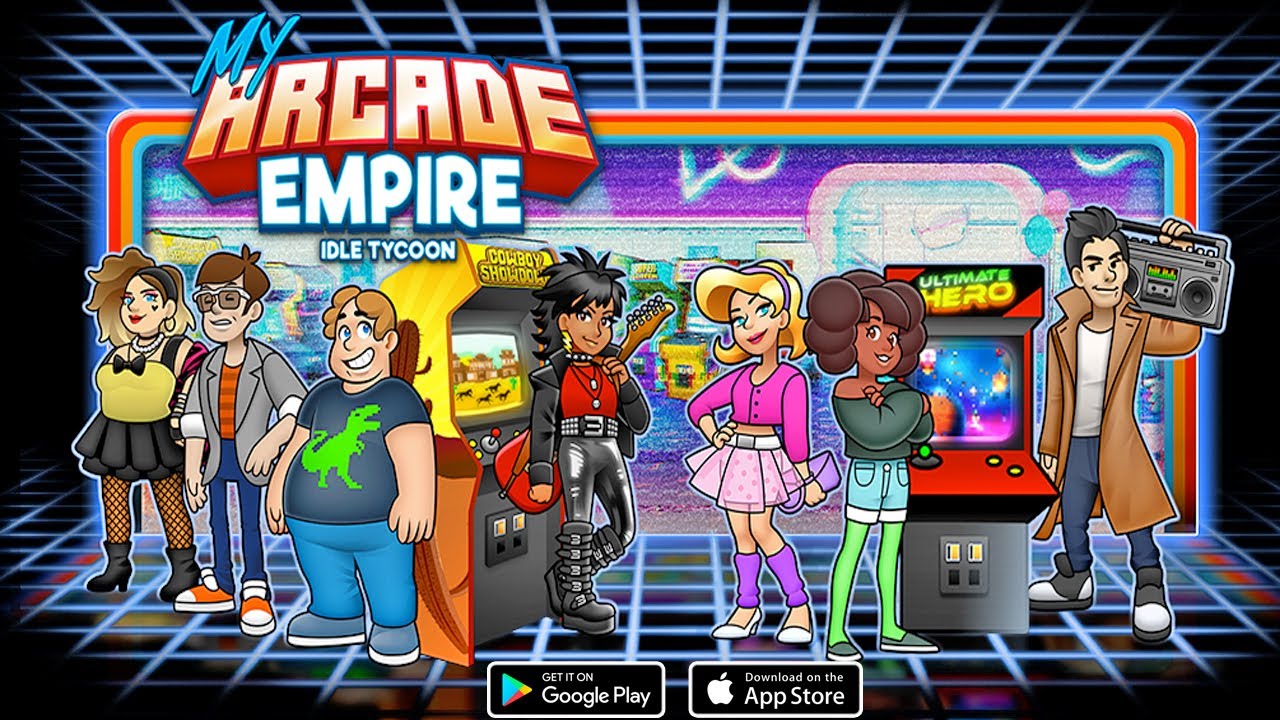 My Arcade Empire – Game idle thú vị khai thác những game arcade thập niên 80