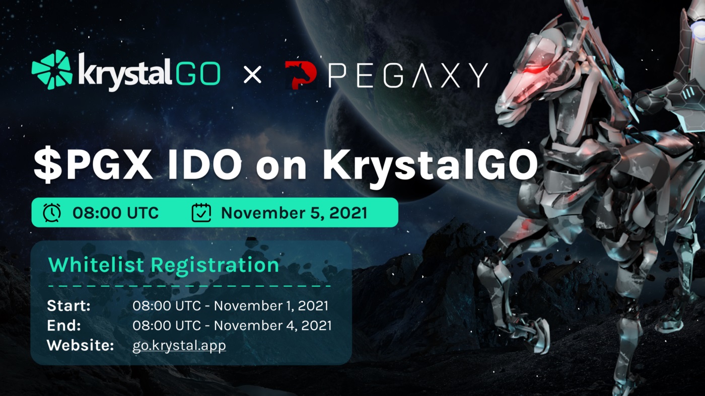 Chi tiết về IDO Pegaxy (PGX) trên KrystalGO