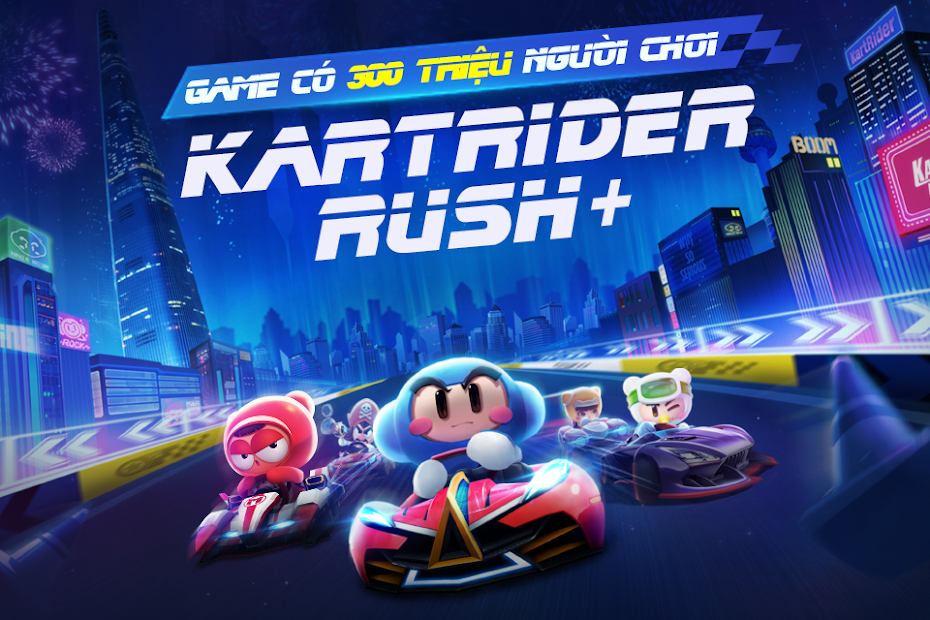 Tải KartRider Rush+ Funtap - Đường đua vui nhộn | Game thể thao