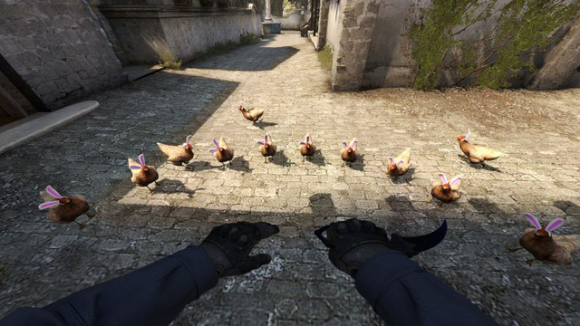 Con gà trong Counter-Strike giờ đã có thể lẽo đẽo theo người chơi