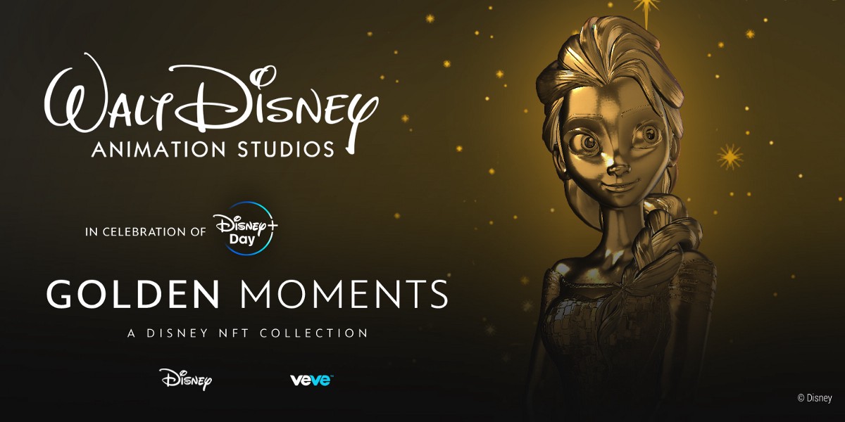 VeVe kỷ niệm Disney Plus với Golden Moments NFT Drop