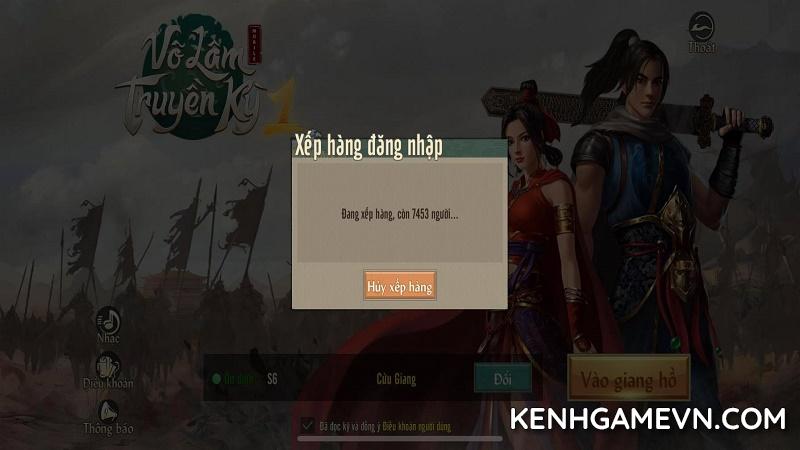 Võ Lâm Truyền Kỳ 1 Mobile mở 10 server game thủ vẫn phải xếp hàng