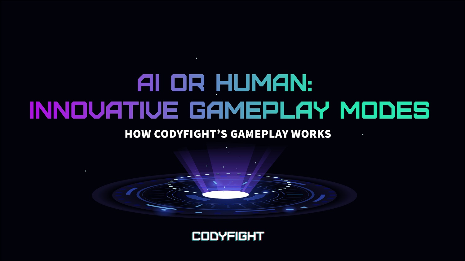 AI vs Human: Chế độ chơi sáng tạo trong Codyfight (CTOK)