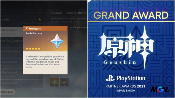 Genshin Impact thắng lớn tại Giải thưởng Đối tác PlayStation 2021