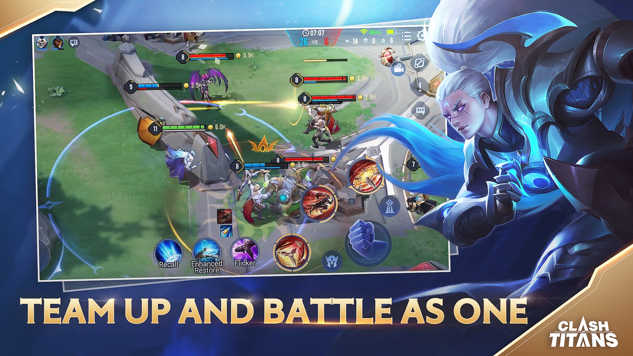 Clash of Titans – Game MOBA mobile đầu tiên đến từ Actoz Singapore