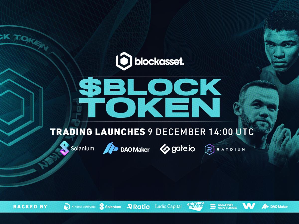 Blockasset ra mắt chương trình giảm giá $BLOCK, khai thác sức mạnh của người hâm mộ với NFT và mã thông báo thể thao