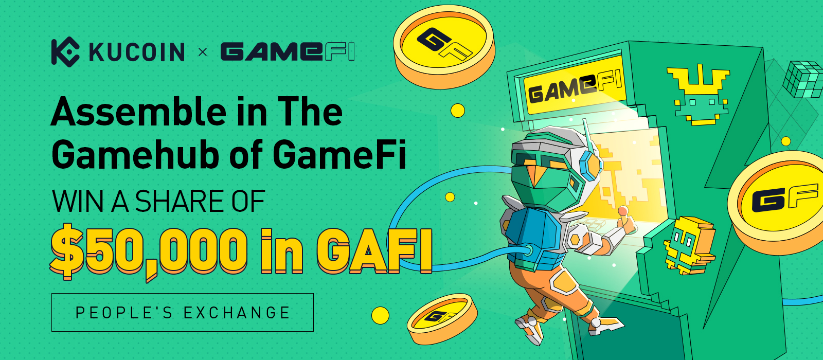 Kucoin phát động chiến dịch chia sẻ pool thưởng GameFi (GAFI) trị giá đến 50.000 USD