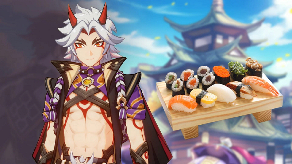 Genshin Impact: Sở hữu Arataki Itto, người chơi có cơ hội nhận sushi miễn phí