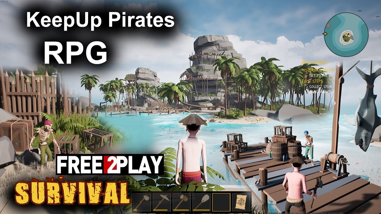 KeepUp Pirates - RPG - game sinh tồn miến phí vừa cập bến Steam