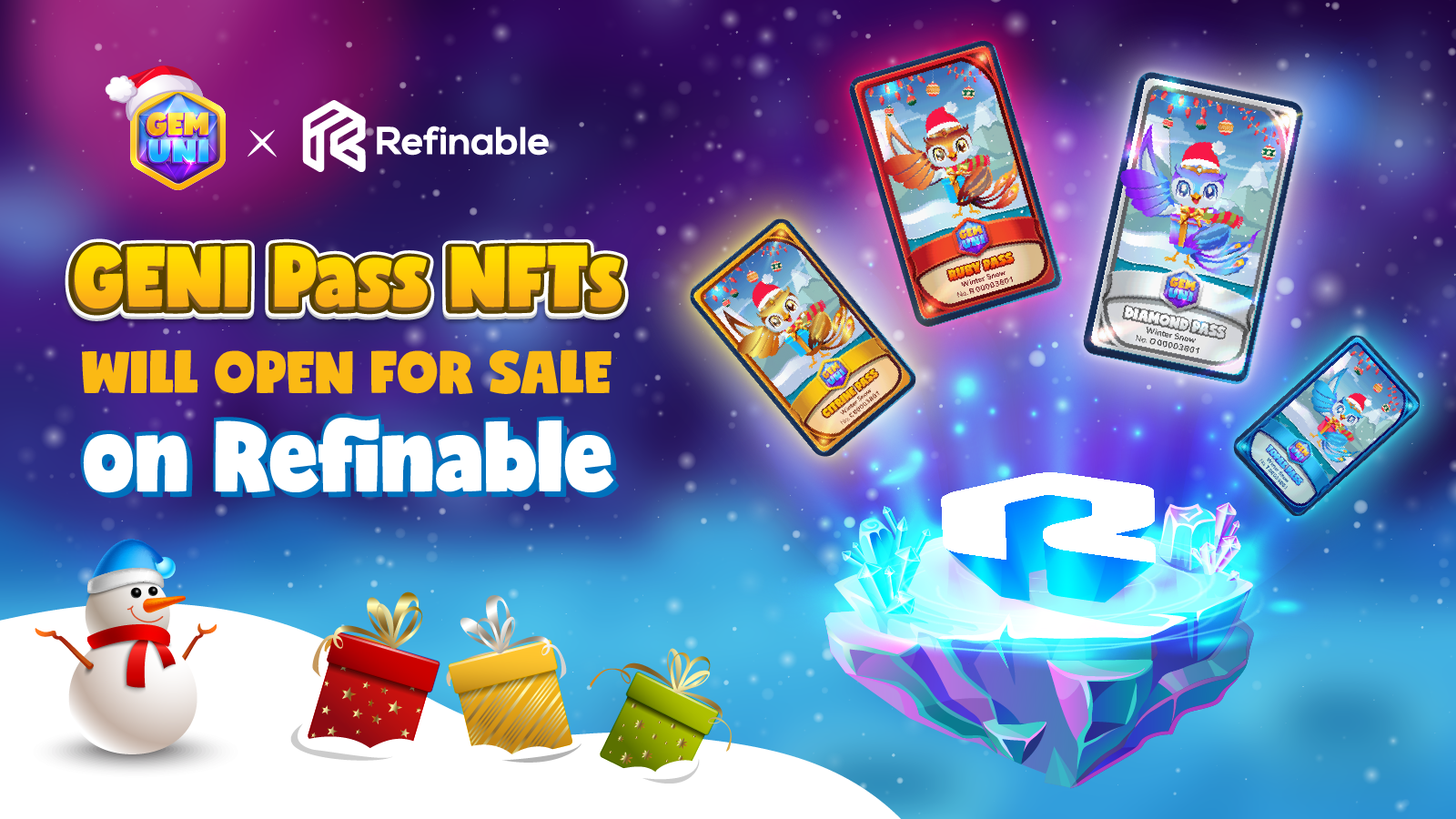GemUni x Refinable: mở bán 100 GENI Pass NFT cùng ưu đãi “buy 1 get 1”