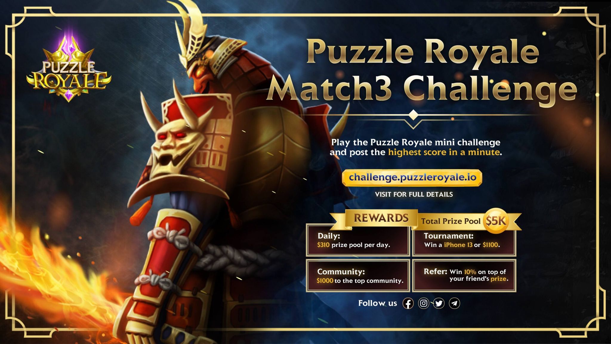 Puzzle Royale phát động chương trình Holiday Challenge