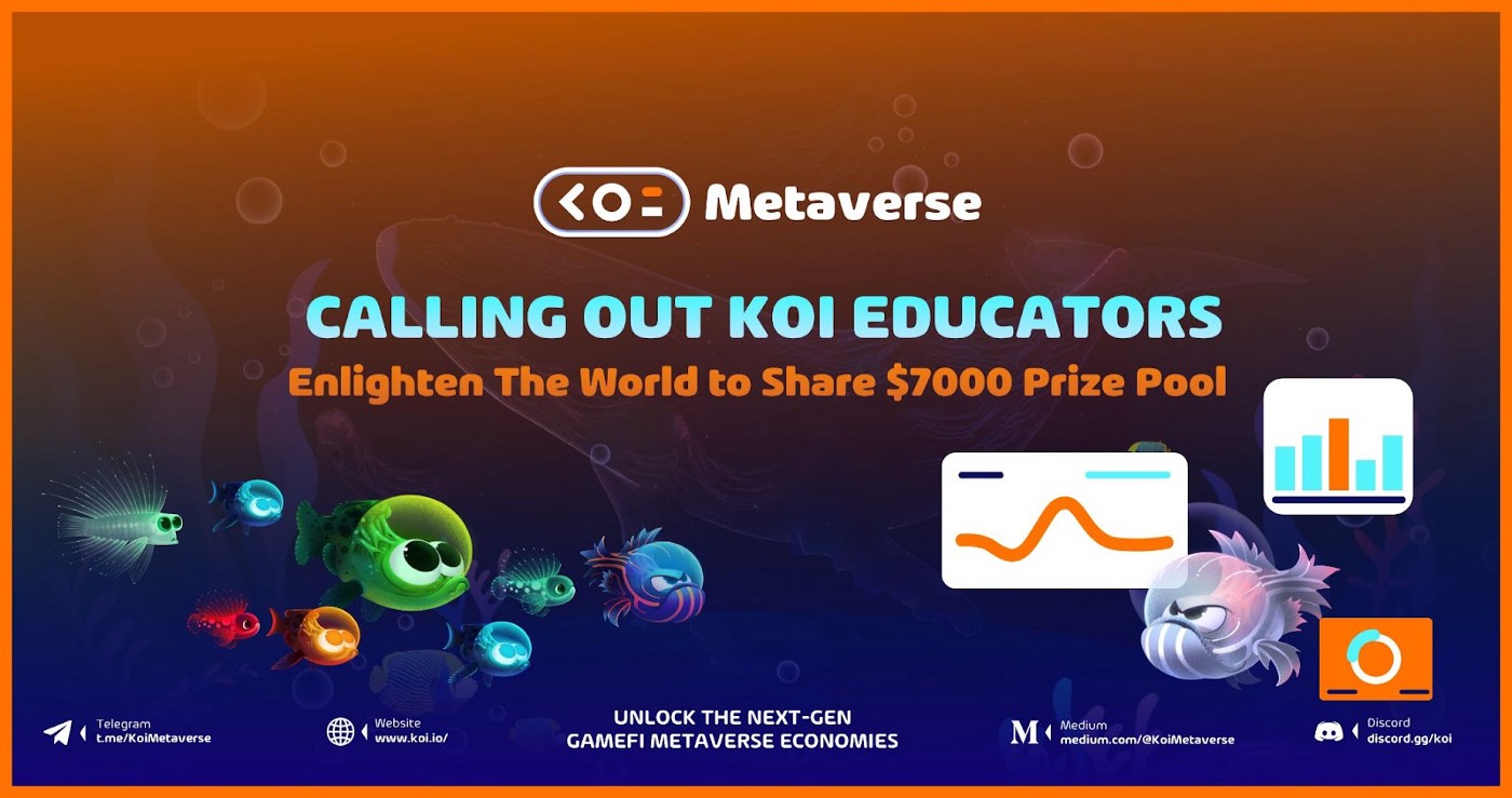 Koi Metaverse (KOL) ra mắt “Education Series” với nhiều hoạt động thú vị kèm giải thưởng 7.000 USD