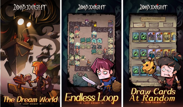 Loop Knight: Endless Adventure – Game chiến thuật thẻ bài mang hơi thở của một bộ phim kinh dị