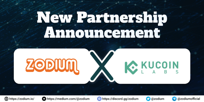Zodium (ZODI) hợp tác cùng KuCoin Labs