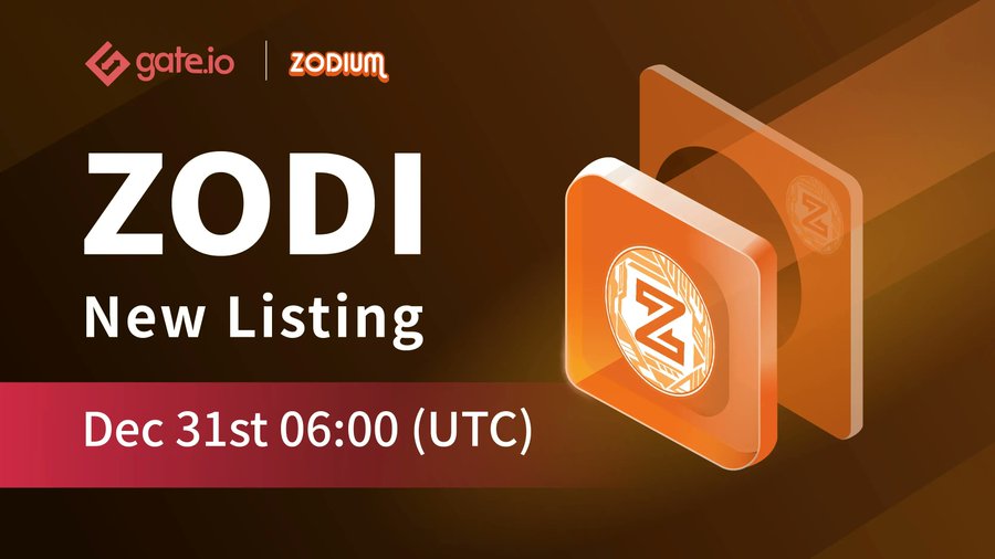 Zodium (ZODI) chính thức được niêm yết trên Gate.io