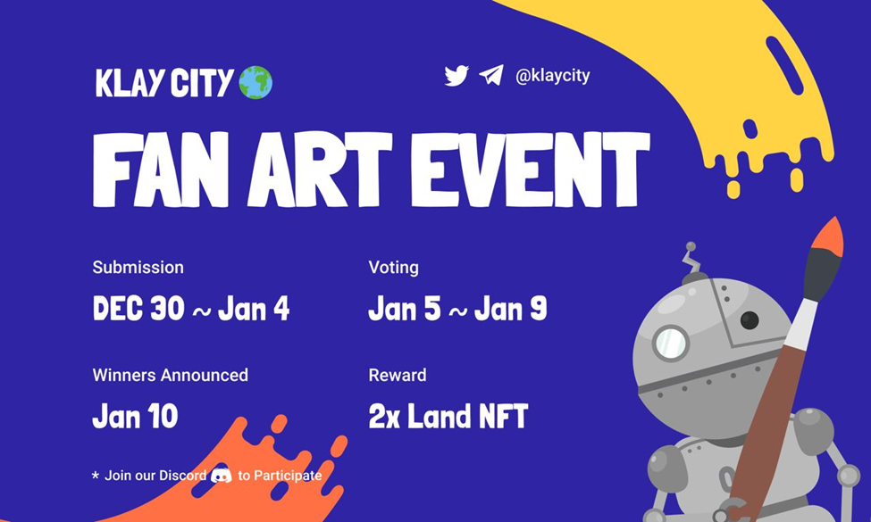 KlayCity phát động “Fan Art Contest” trước thềm ra mắt Land NFT và game chính thức