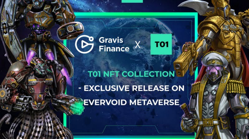 Gravis Finance x T01: Ra mắt bộ sưu tập NFT T01 tích hợp vào đa vũ trụ Metaverse của Evervoid