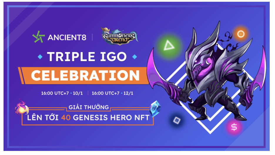 Ancient8 x Summoners Arena: Triple IGO Celebration