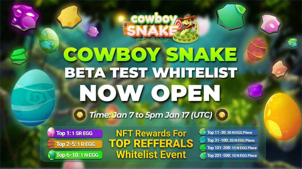 Cowboy Snake – Hướng Dẫn Đăng Ký Beta Test Whitelist