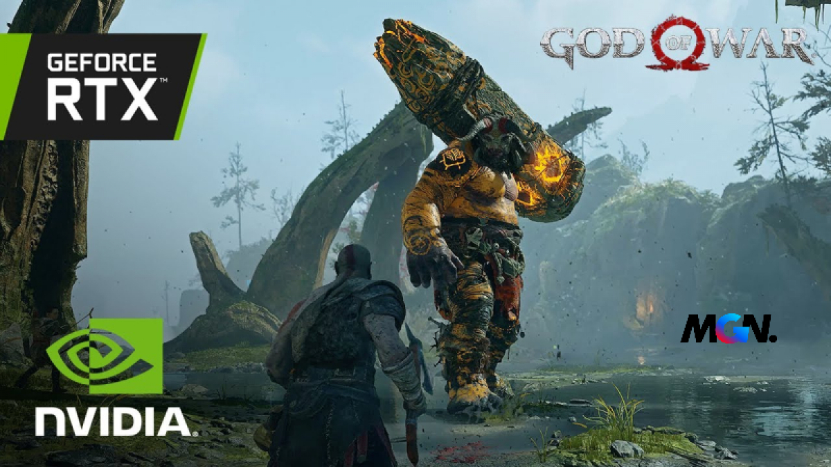 God of War hé lộ gameplay được cải tiến bởi công nghệ Nvidia