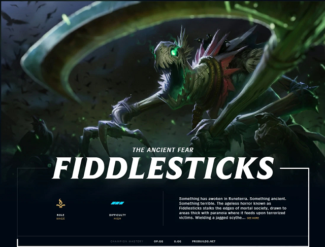 LMHT: Được làm lại hơn 1 năm nhưng splash art của Fiddlestick vẫn như cũ