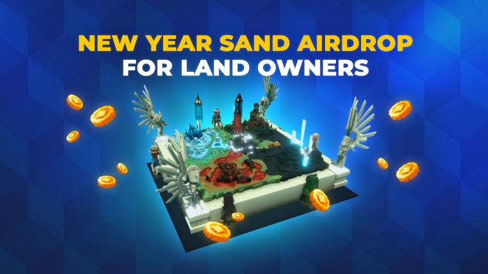 SAND Airdrop cho Chủ sở hữu Land trong game