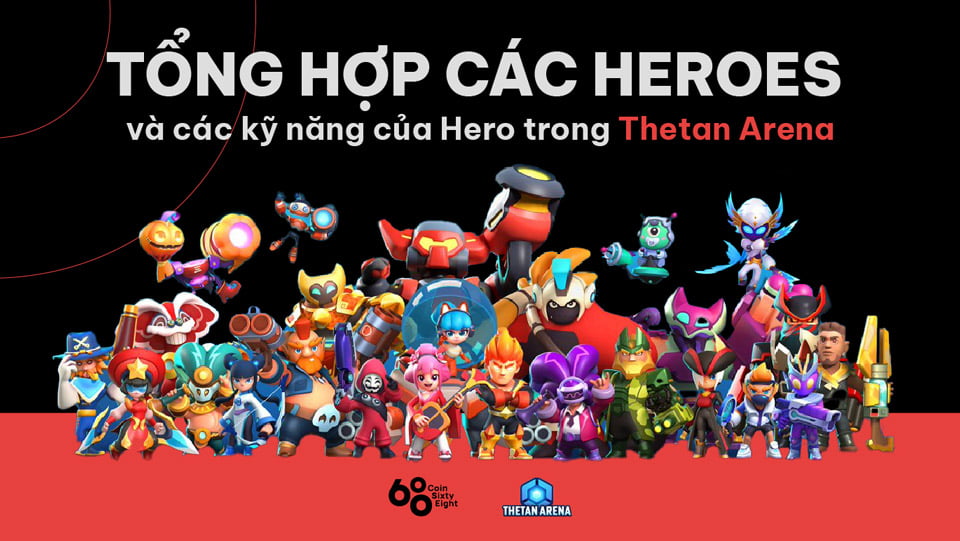 Tổng hợp các Heroes và các kỹ năng của Hero trong Thetan Arena