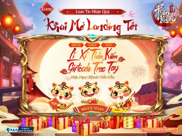 Thần Kiếm Mobile đánh úp game thủ Việt bằng món quà “độc nhất vô nhị” mừng Xuân Nhâm Dần