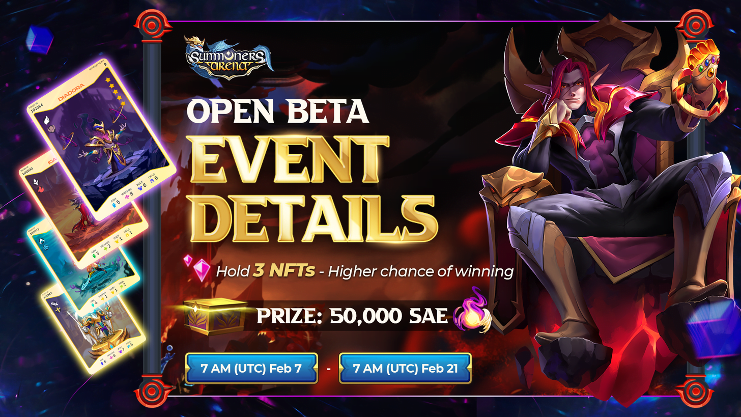 Chi tiết sự kiện Open Beta của Summoners Arena