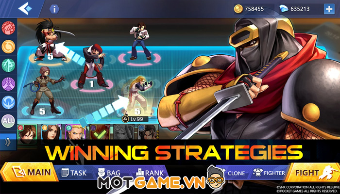 SNK FORCE: Max Mode, game thẻ bài với các nhân vật quen thuộc từ Siêu Cấp và Samurai