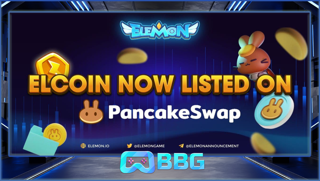 Elemon – Hoàn Tất Listing ELCOIN Trên PancakeSwap Và Tính Năng Mới Sắp Được Trình Làng