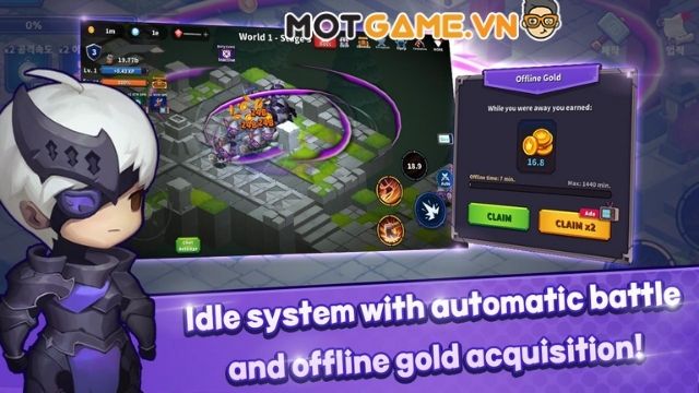 Idle Iron Knight: Dòng game nhập vai chiến đấu “đỉnh của đỉnh”