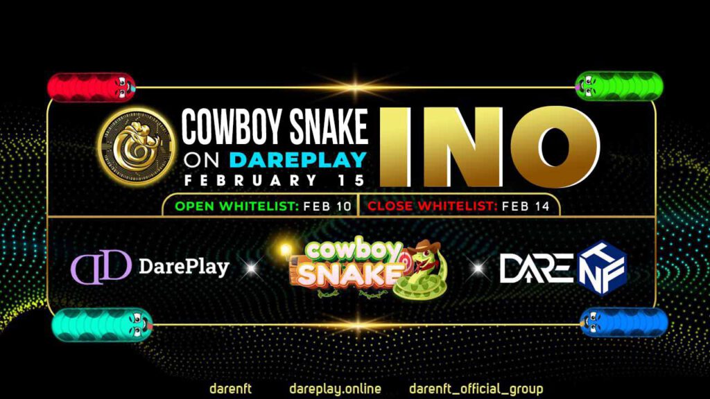 Cowboy Snake Thông Báo INO Bán Trứng Kỳ Lân Trên Dare Play