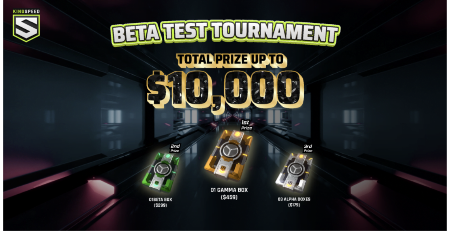 KingSpeed phát hành giải đấu Beta Test & treo thưởng lên đến 10.000 USD
