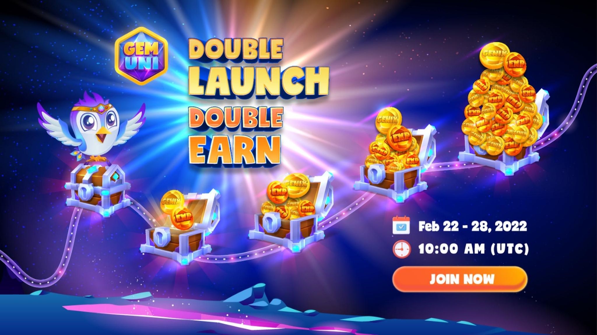 GemUni tổ chức sự kiện “Double Launch, Double Earn” – Mỗi ngày là một thử thách mới