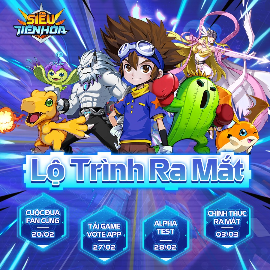 Siêu Tiến Hóa Mobile – Game chủ đề Digimon 3D được GOSU phát hành tại Việt Nam
