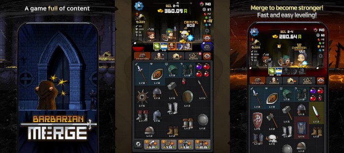 BarbarianMerge - Tựa game hành động nhập vai sắp ra mắt trên Mobile