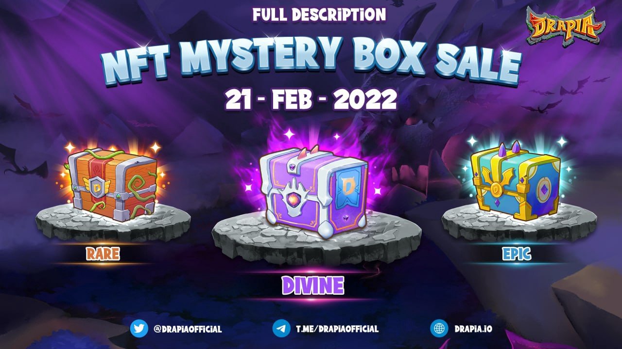 Drapia (DMV) mở bán 5.000 Mystery Box – Cơ hội sở hữu sớm thế hệ rồng NFT đầu tiên