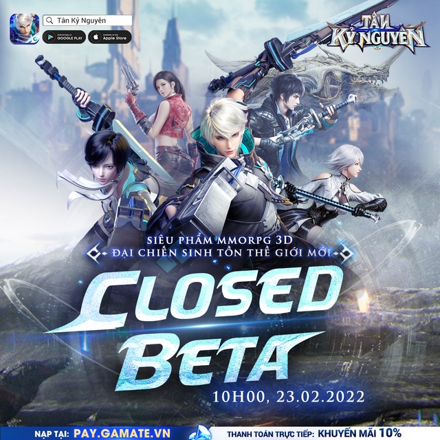 Tân Kỷ Nguyên tưng bừng Closed Beta, tặng Giftcode trải nghiệm